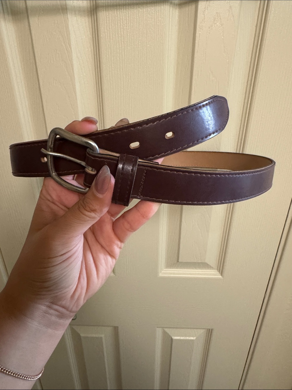 Women’s Classic Brown Leather Belt